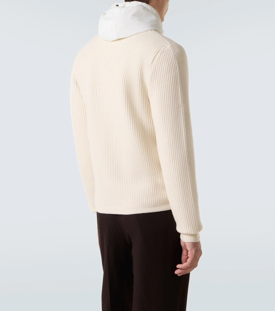 Herno - Ribbed-knit wool cardigan