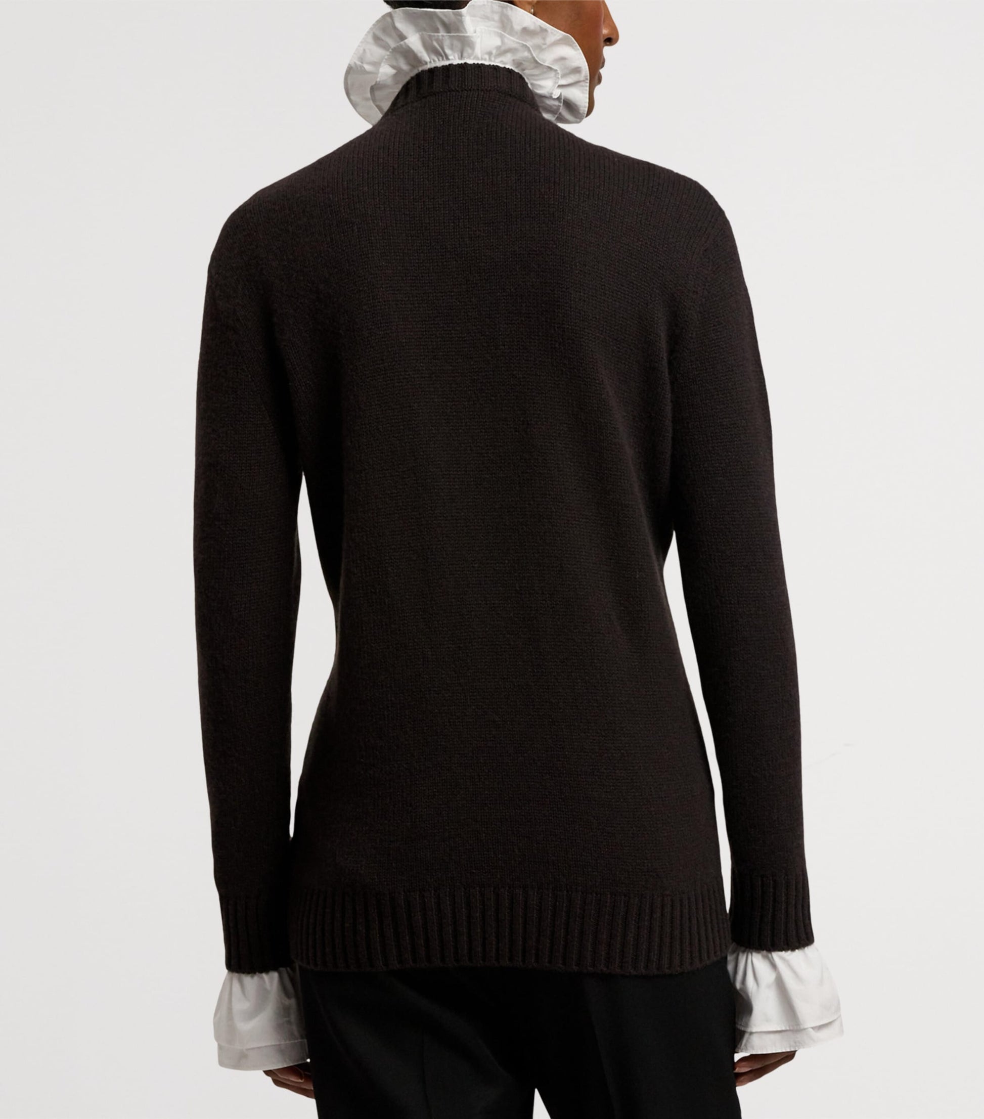 Ralph Lauren Collection Brown Cashmere Fall Polo Bear Sweater