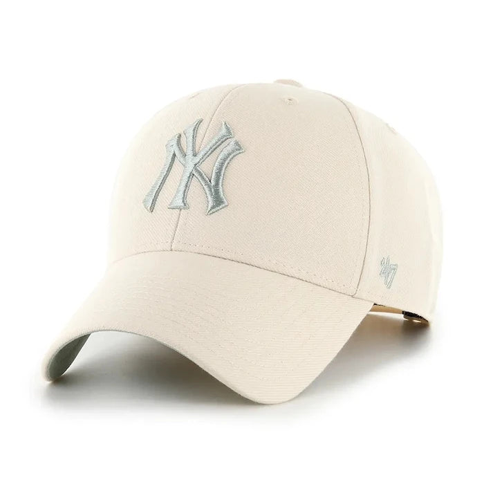 Памучна шапка с козирка 47 brand MLB New York Yankees
