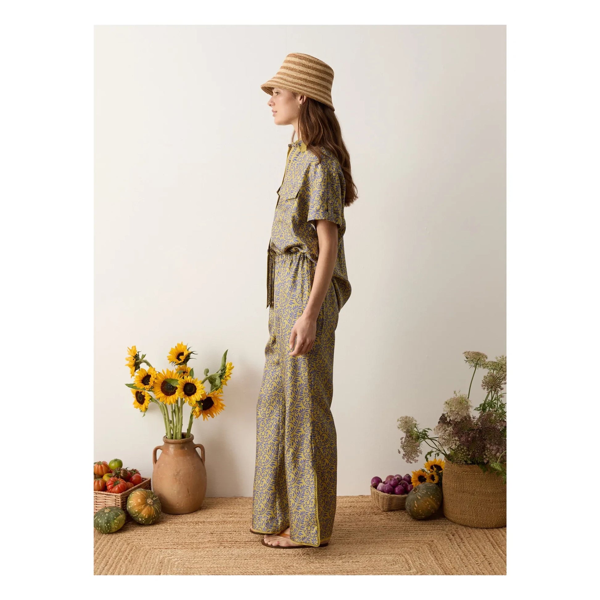 Boteh - Verve Silk Pants | Mustard