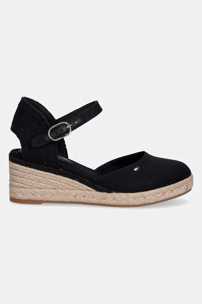 Tommy Hilfiger Kadın Espadril MID WEDGE ESPAD CLOSED TOE