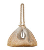 Jimmy Choo Gold Crystal-Embellished Callie Clutch Bag