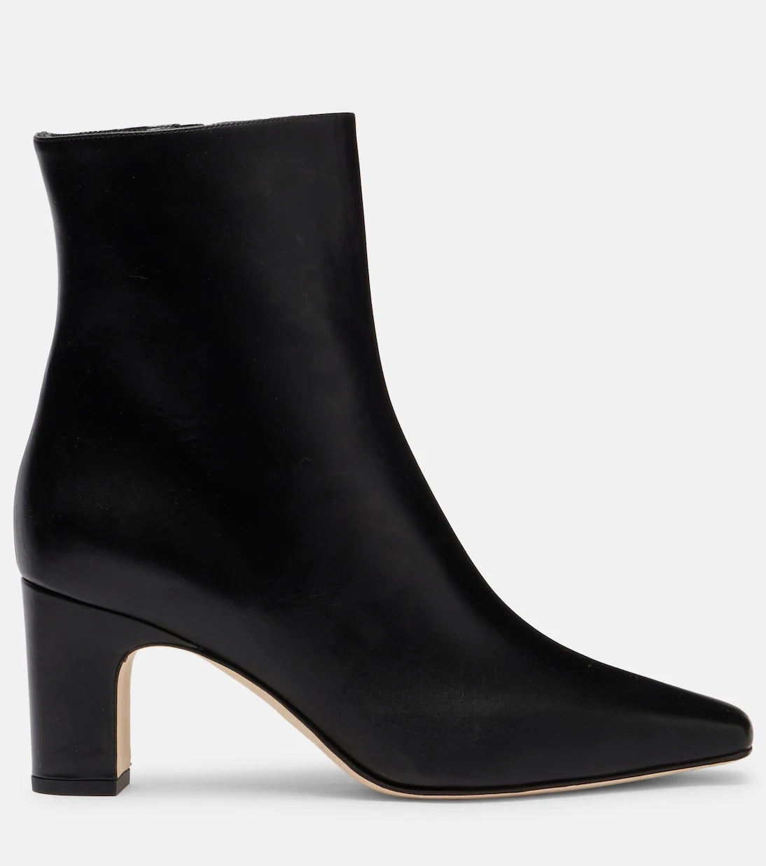 Manolo Blahnik - حذاء أوفارالو الجلدي طويل الساق