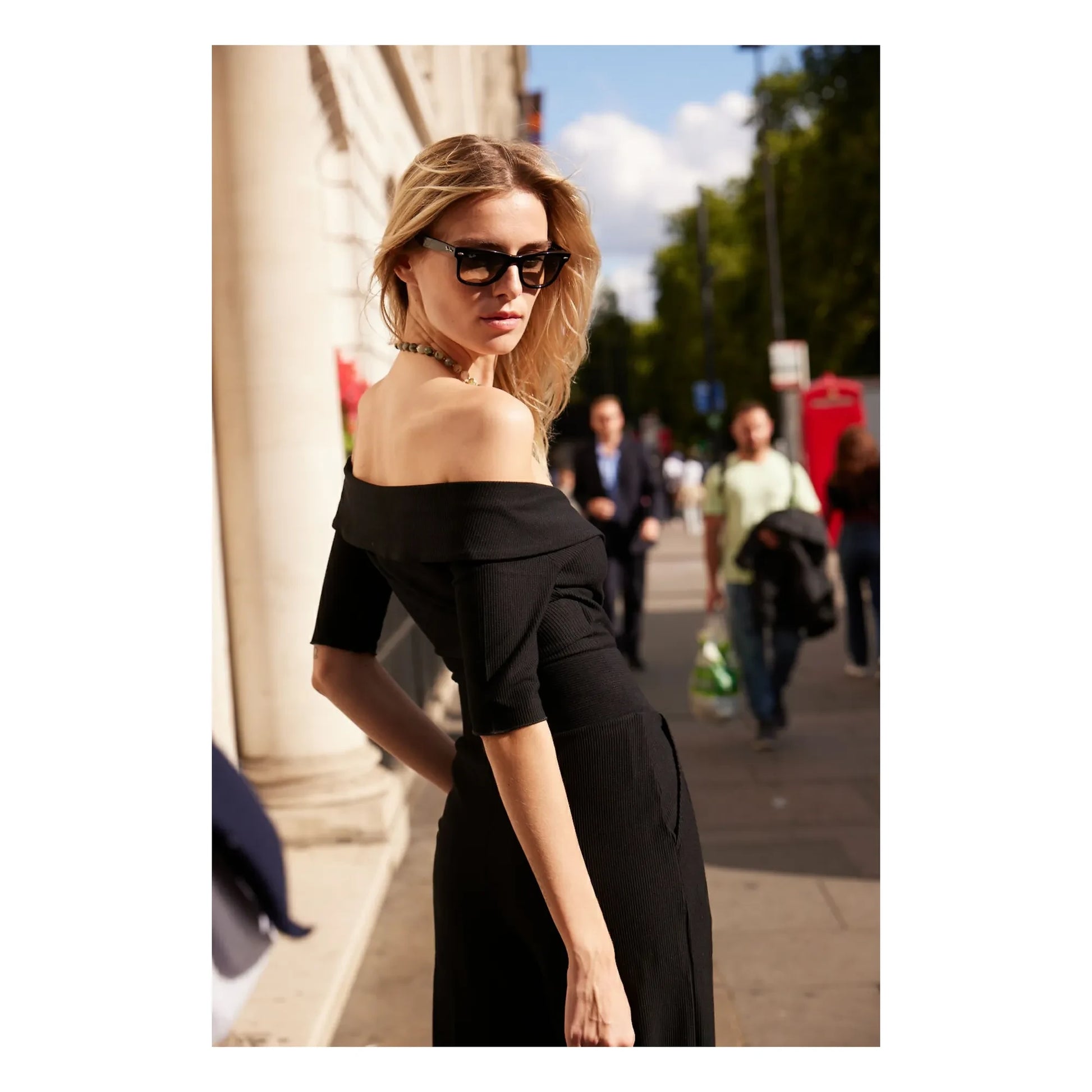 Flair - Gabrielle Velvet bodysuit | Black