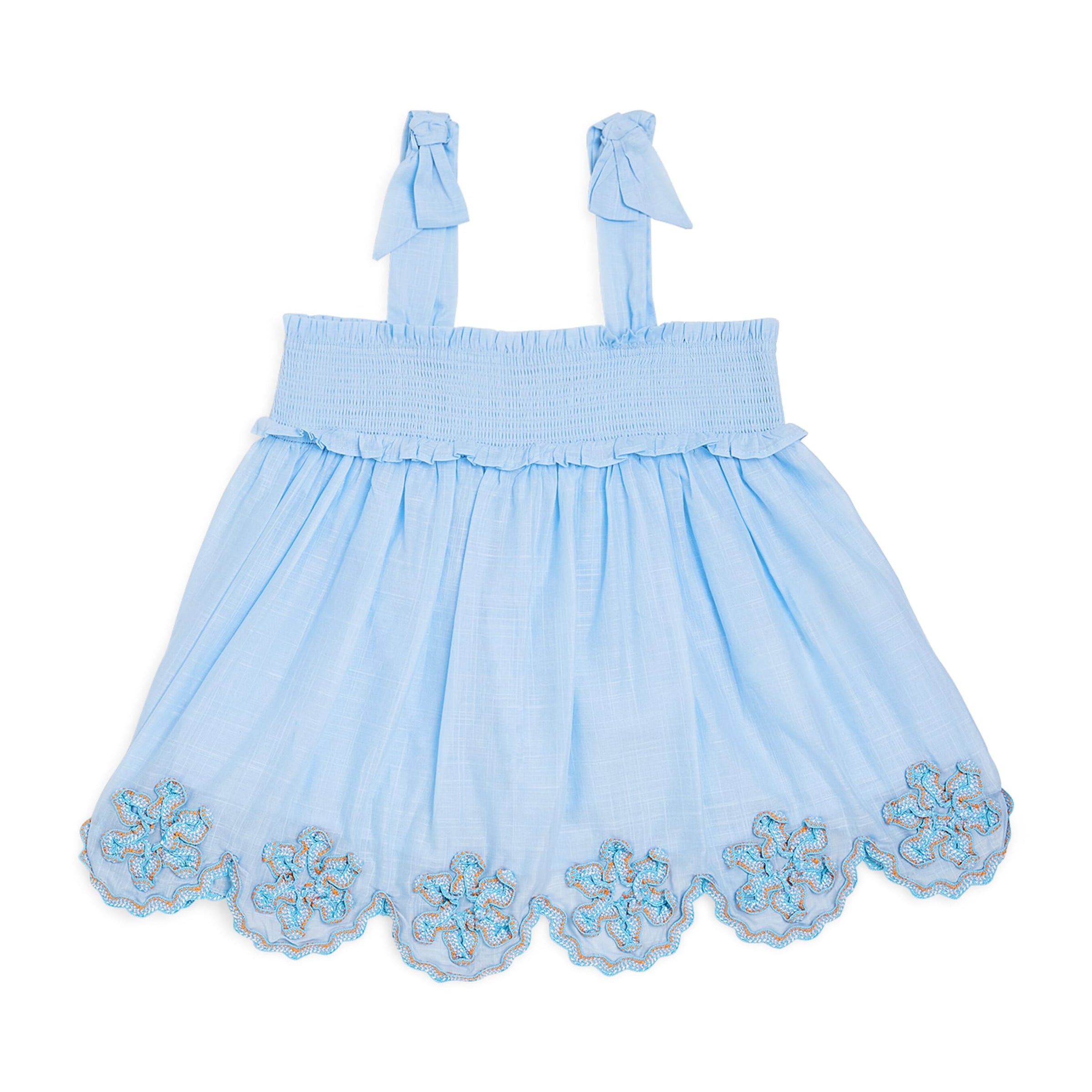 Zimmermann Kids Cotton Cascadian Ric Rac Top (2-12 Years)