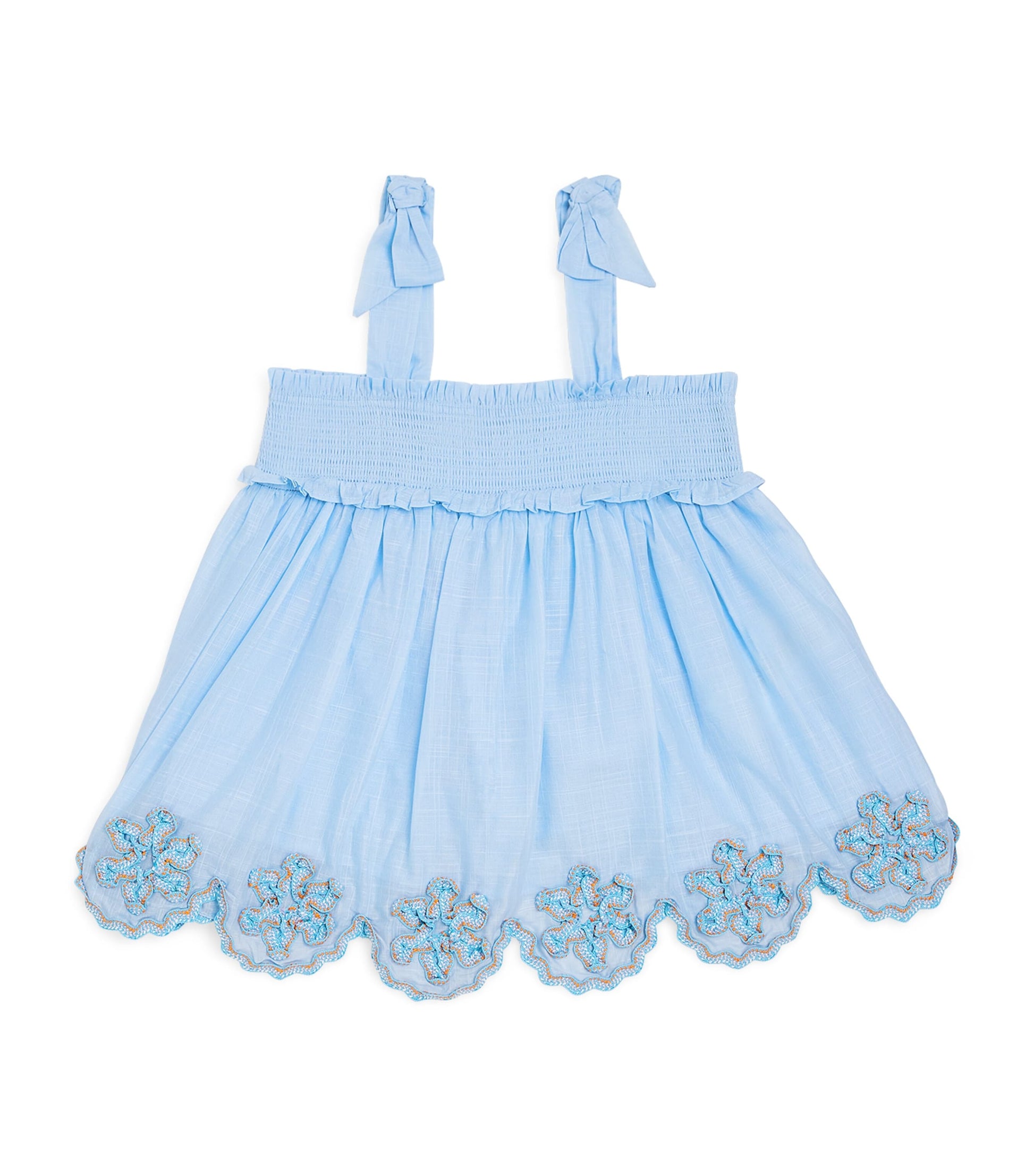 Zimmermann Kids Cotton Cascadian Ric Rac Top (2-12 Years)