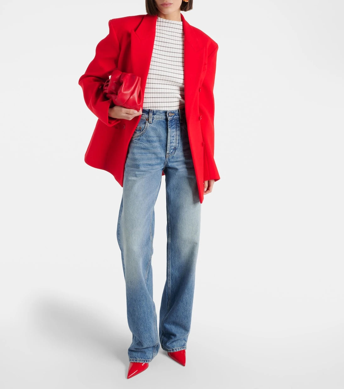 Sportmax - Hans striped cotton top