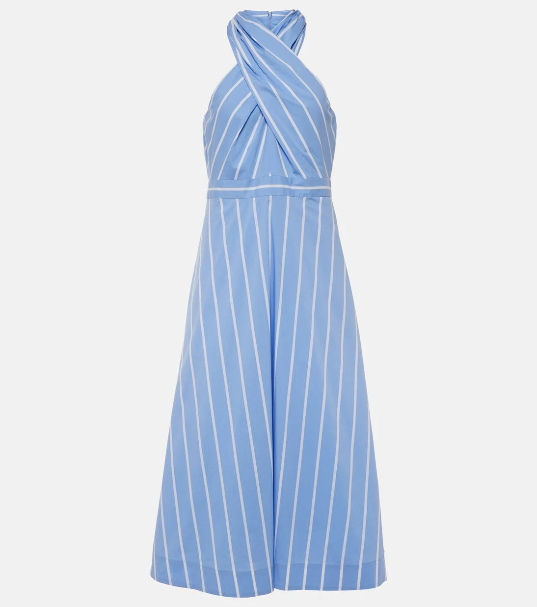 Veronica Beard - Baylee striped poplin midi dress
