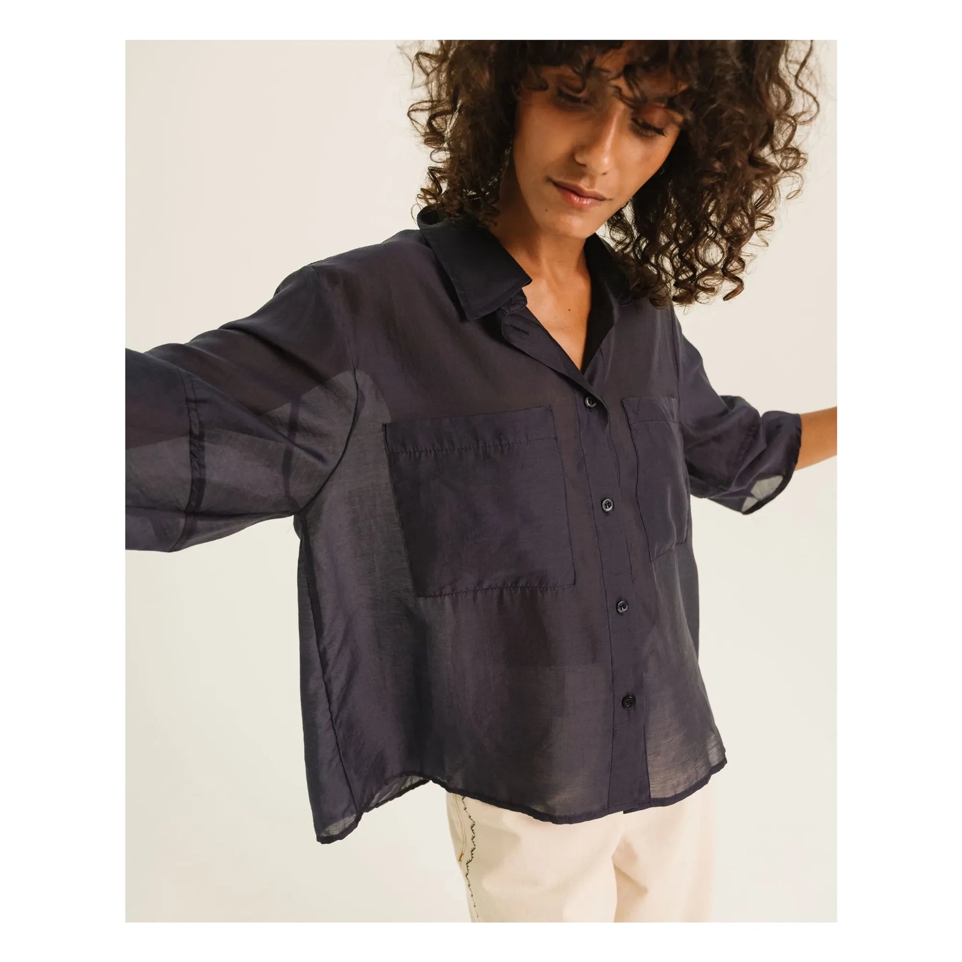 Tinsels - Eather shirt | Midnight blue