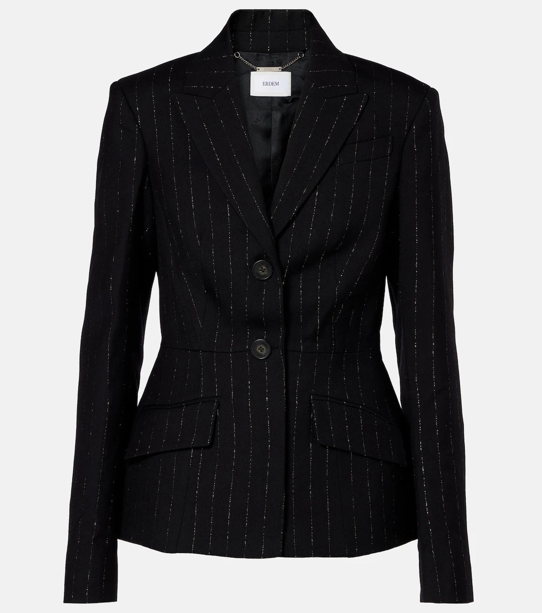 Erdem - Pinstripe wool blazer