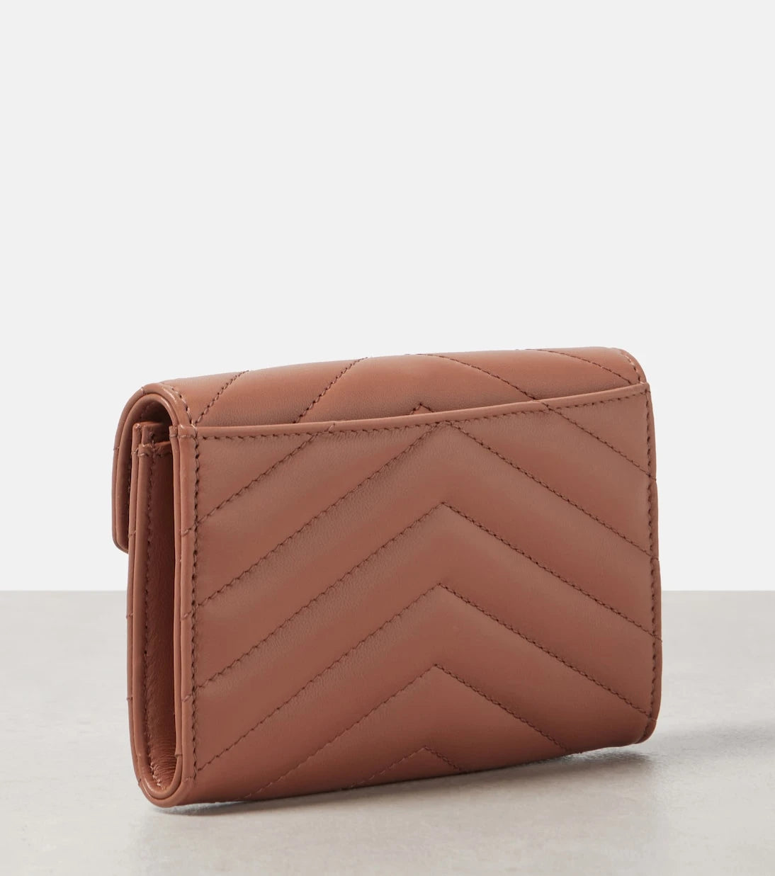 Saint Laurent - Cassandre quilted leather wallet