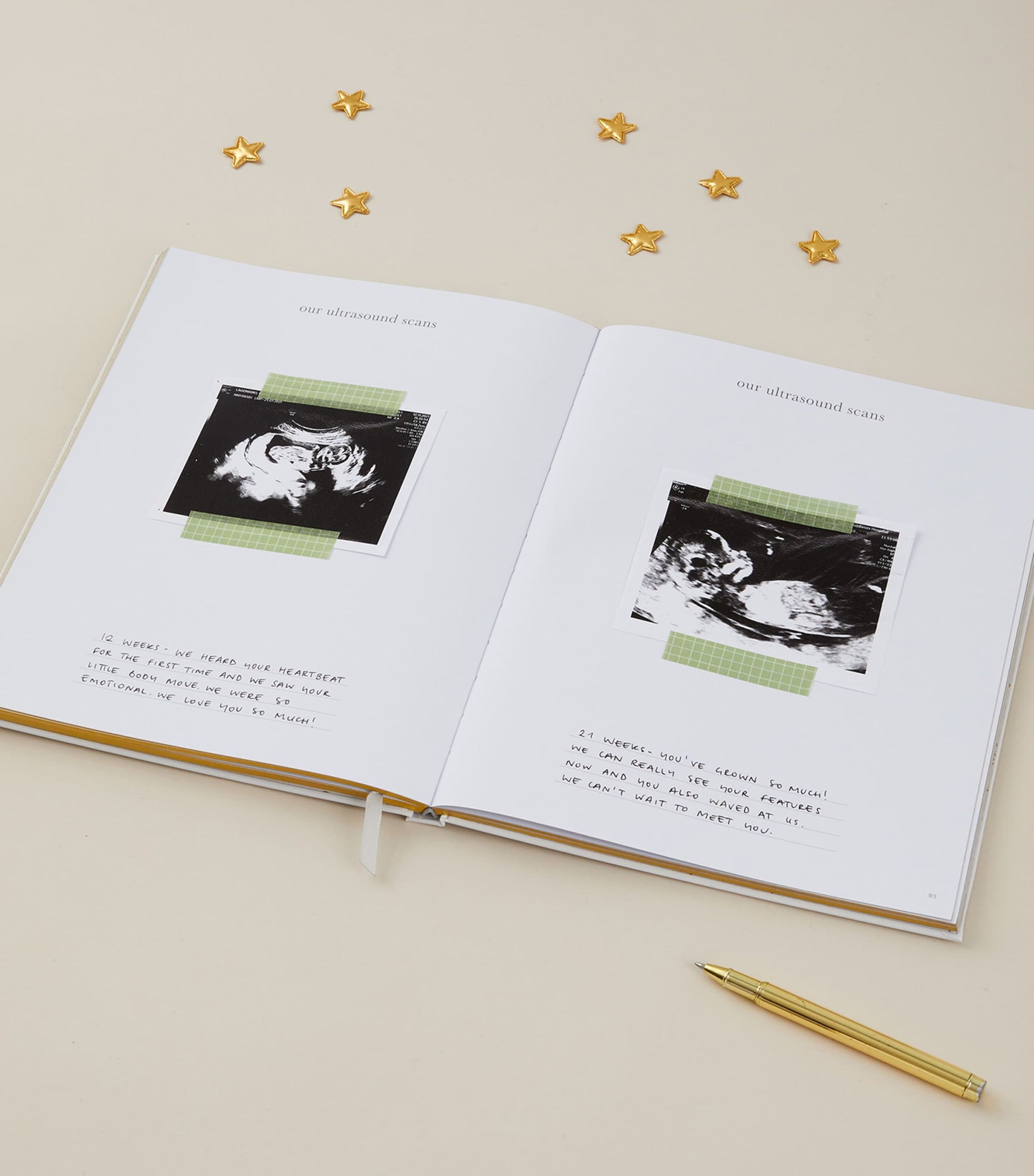 Blush and Gold My Pregnancy Journal