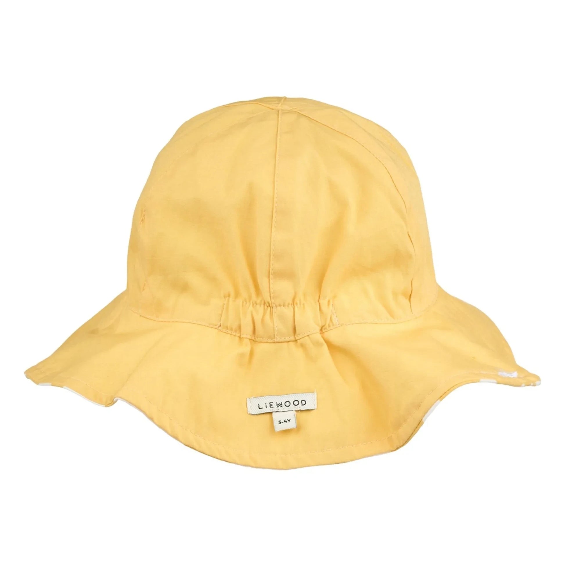 Liewood - Amélia Reversible Hat Organic Cotton Flowers | Yellow