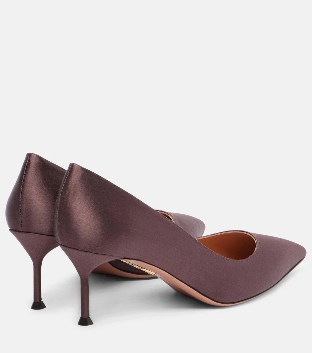 Aquazzura - Purist 65 satin pumps