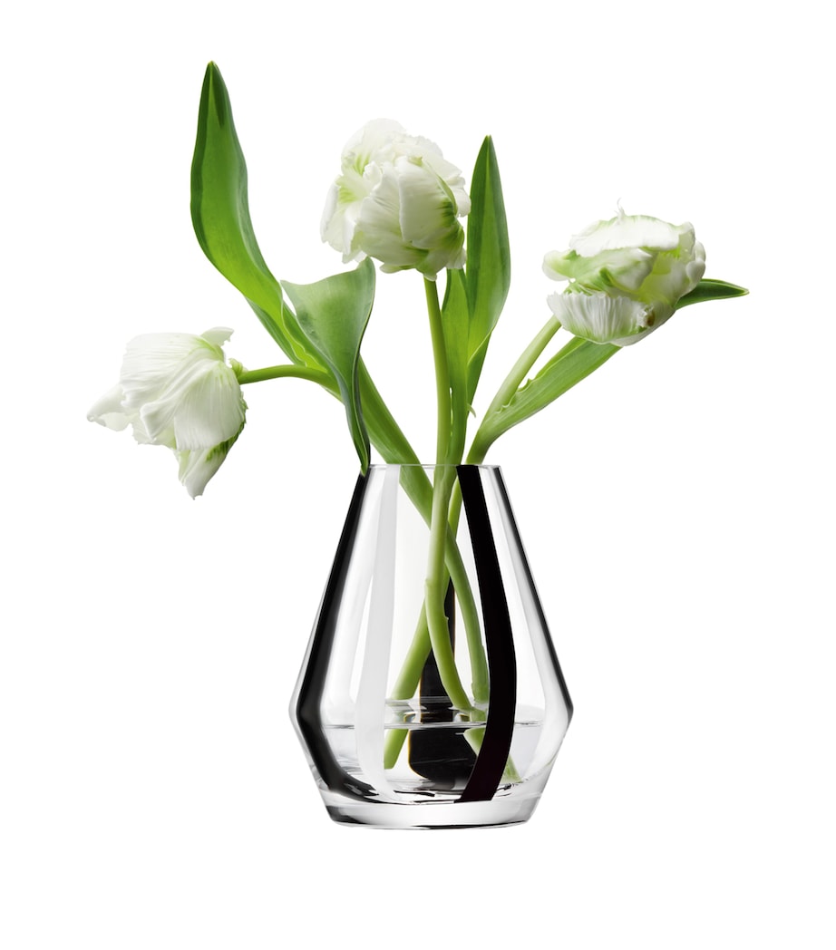 Glass Stripe Vase (14cm)