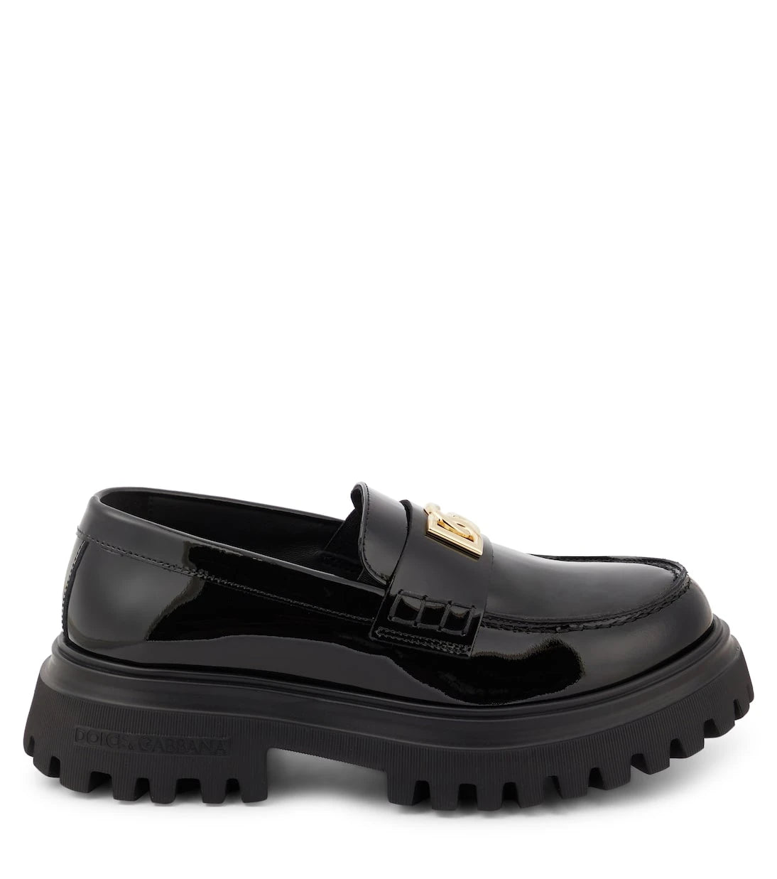 Dolce&Gabbana Kids - Patent leather loafers