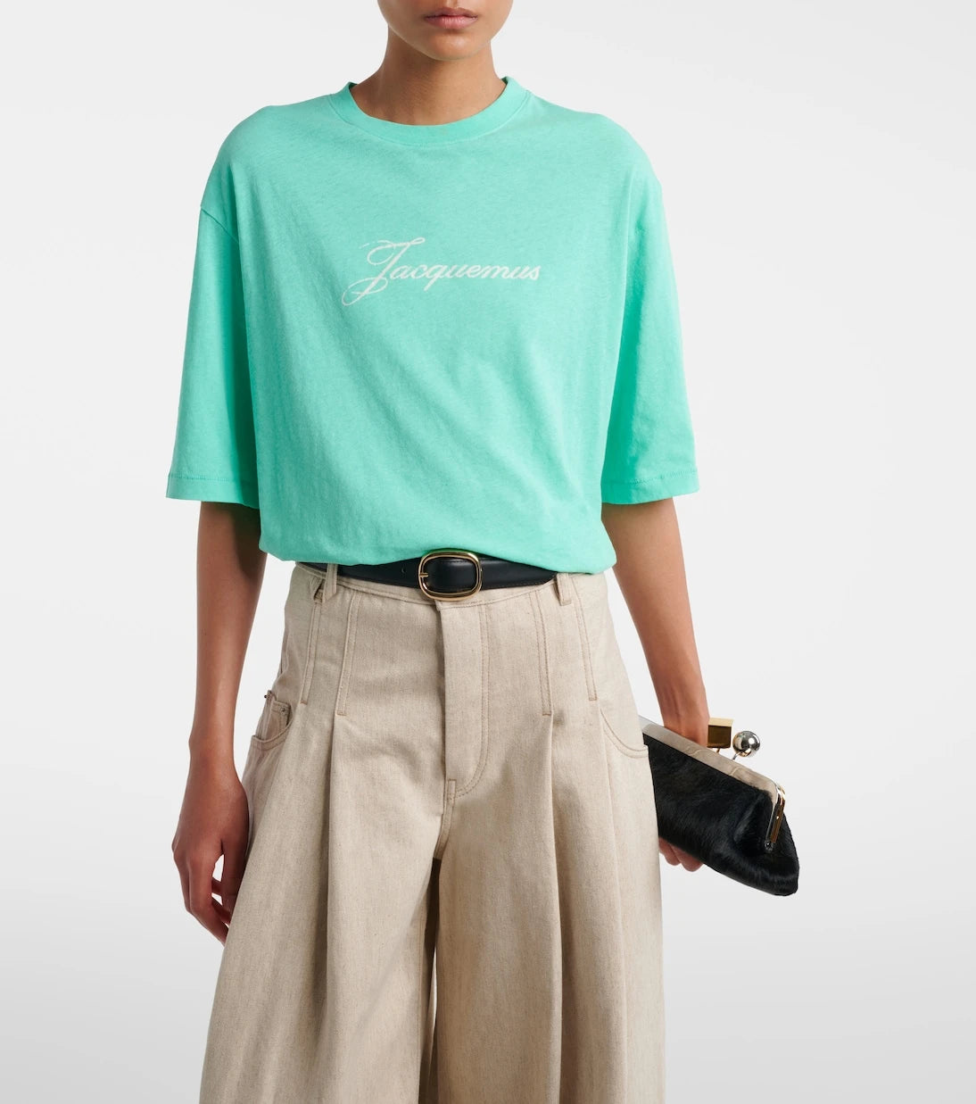 Jacquemus - Logo cotton and hemp jersey T-shirt