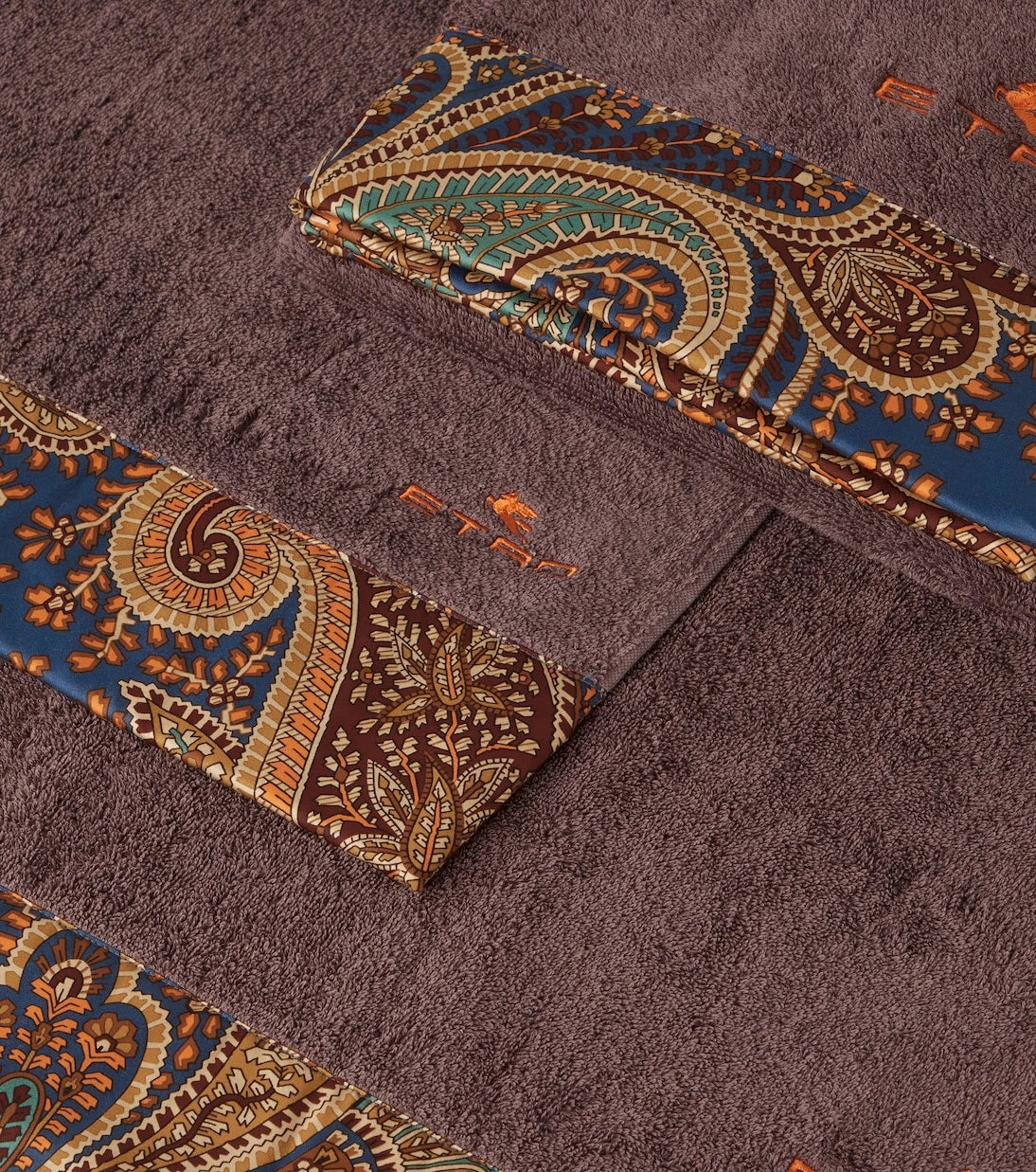Etro - طقم مناشف من 5 قطع من القطن تيري