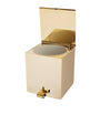Gold-Plated Square Pedal Bin