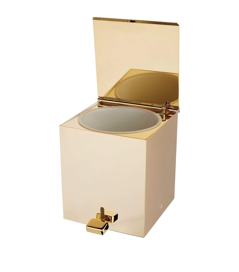 Gold-Plated Square Pedal Bin
