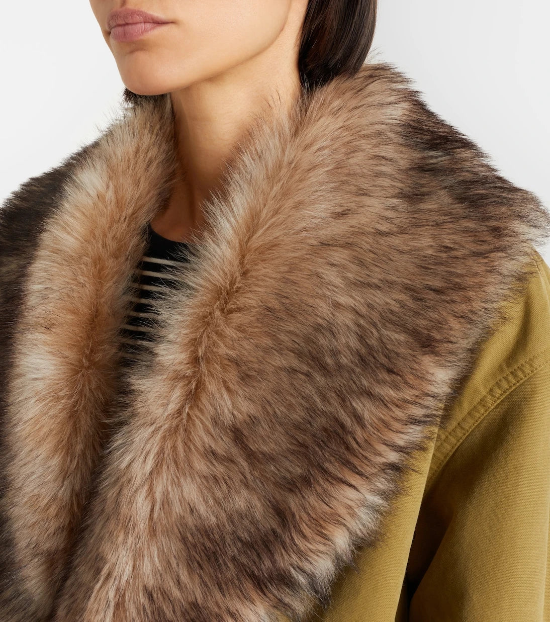 Nili Lotan - Ronay shearling-trimmed cotton parka