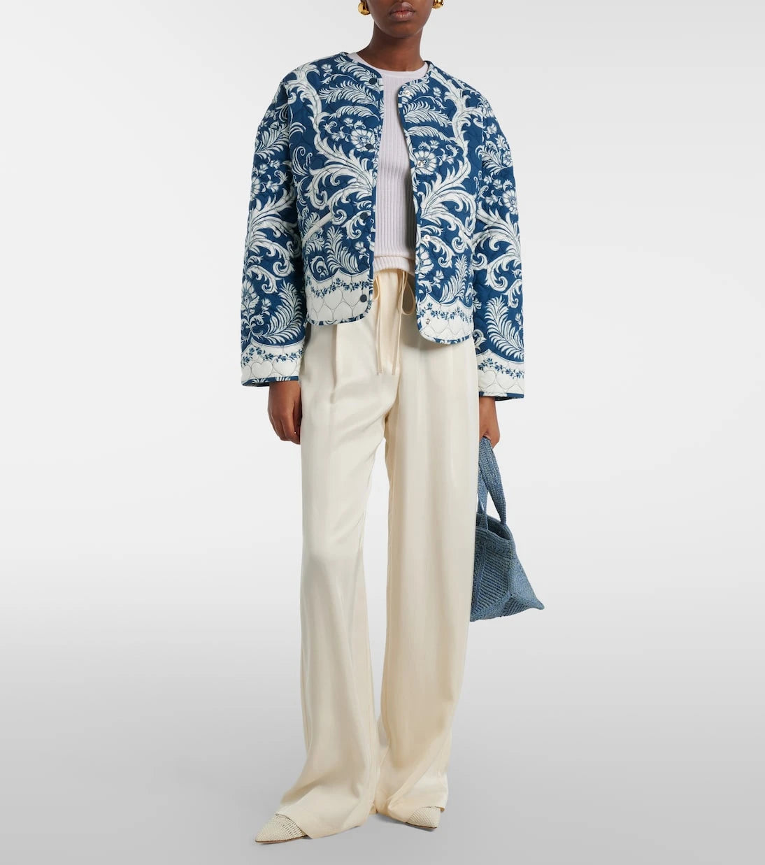 Farm Rio - Printed quilted jacket