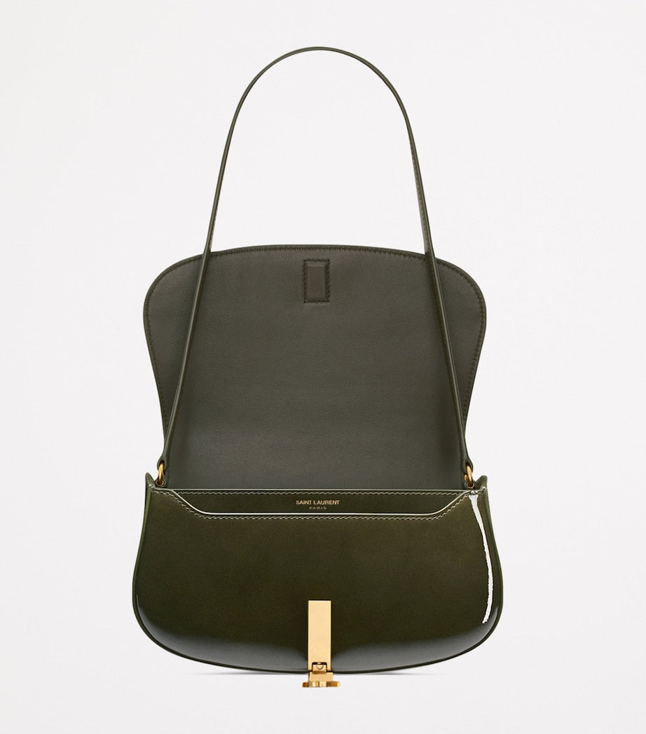 Saint Laurent Green Mini Voltaire Shoulder Bag
