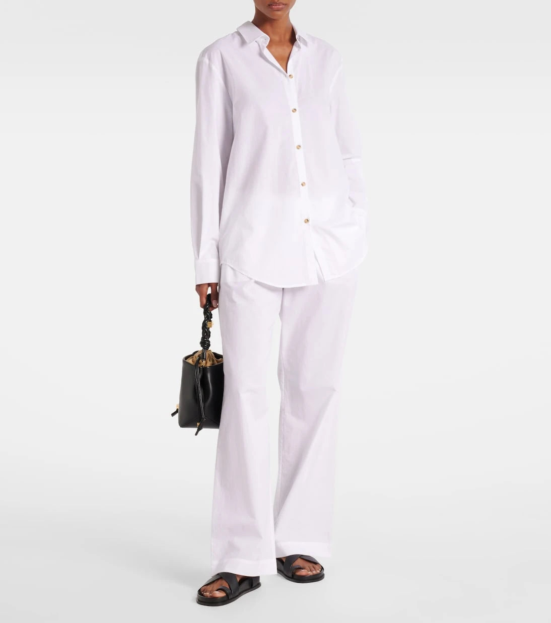 Asceno - London cotton poplin shirt