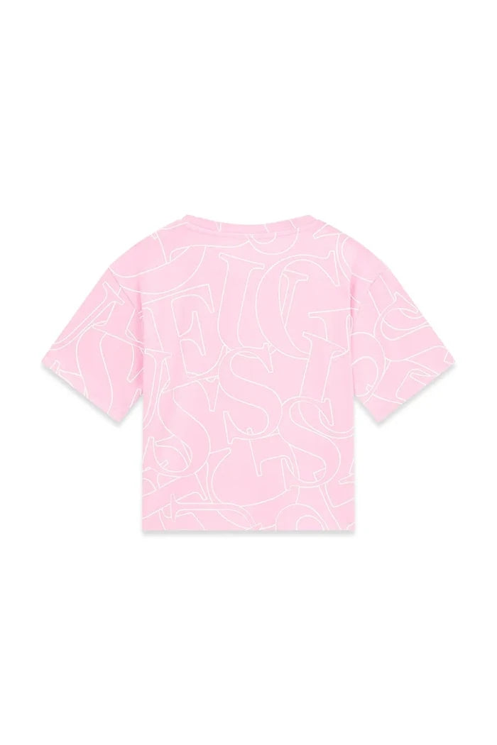 Guess Çocuklar için pamuklu elastanlı tişört