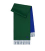 Green Cashmere Reversible EKD Scarf