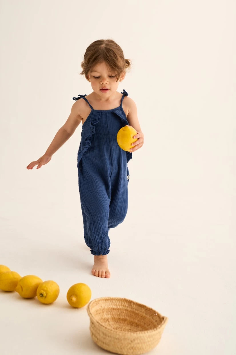 Cozmo - Baby Dora cotton chambray jumpsuit