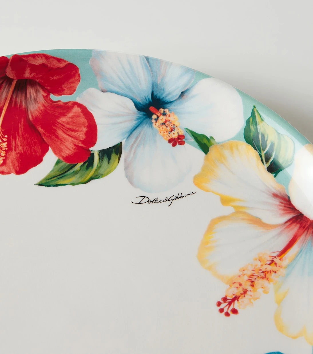 Dolce&Gabbana Casa - Floral ceramic dinner plate