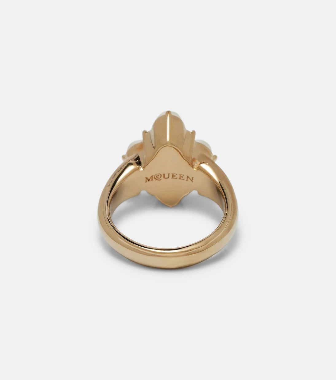McQueen - Skull embellished ring