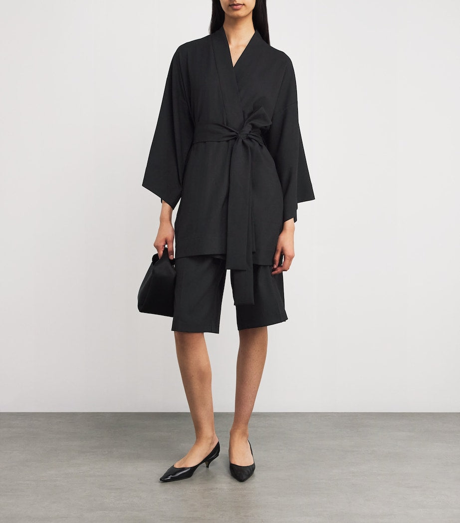 CAMILLA AND MARC Black Lincoln Robe Dress