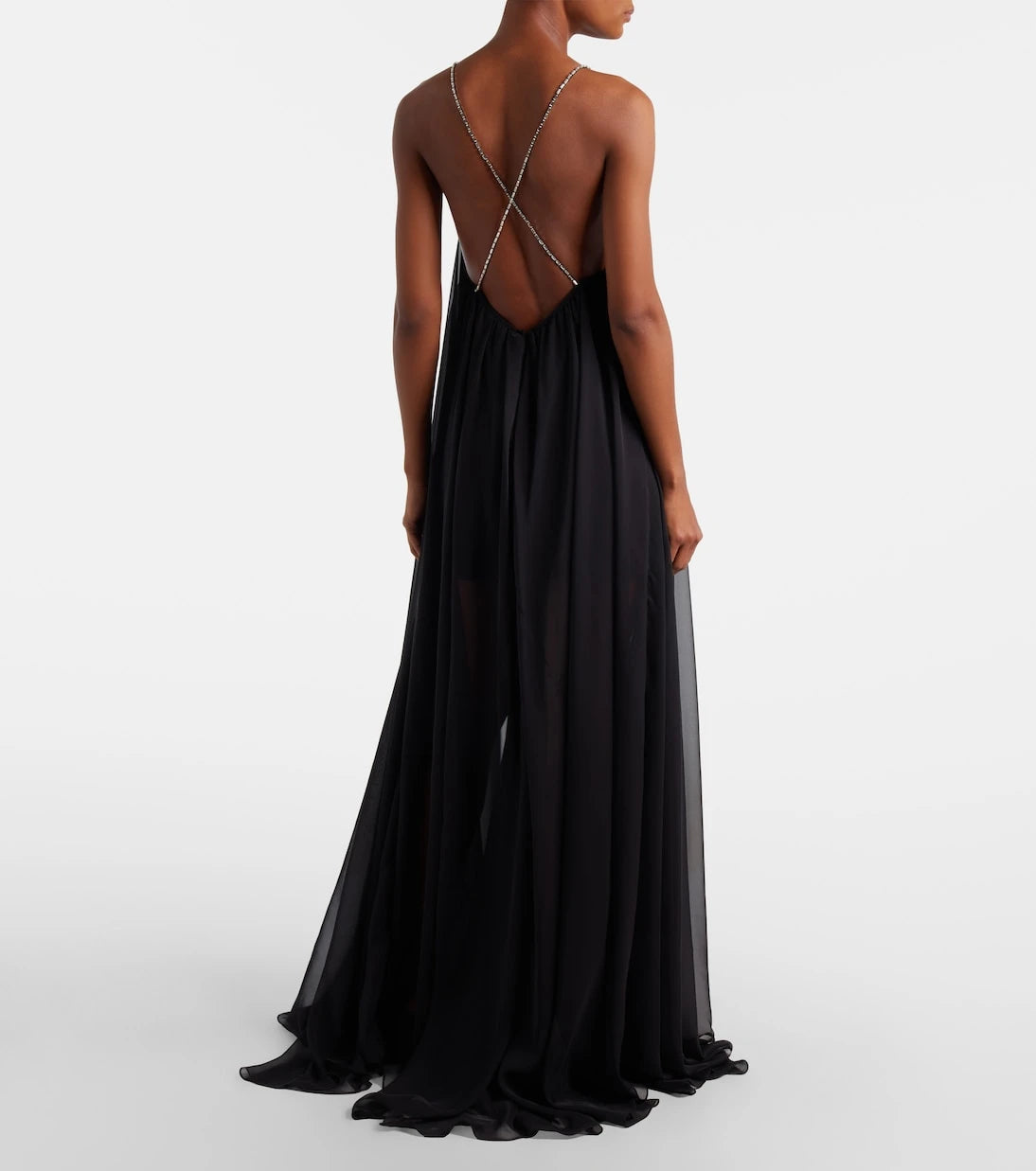 David Koma - Embellished chiffon gown