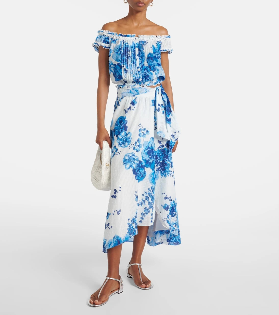 Poupette St Barth - Bilitis floral maxi skirt