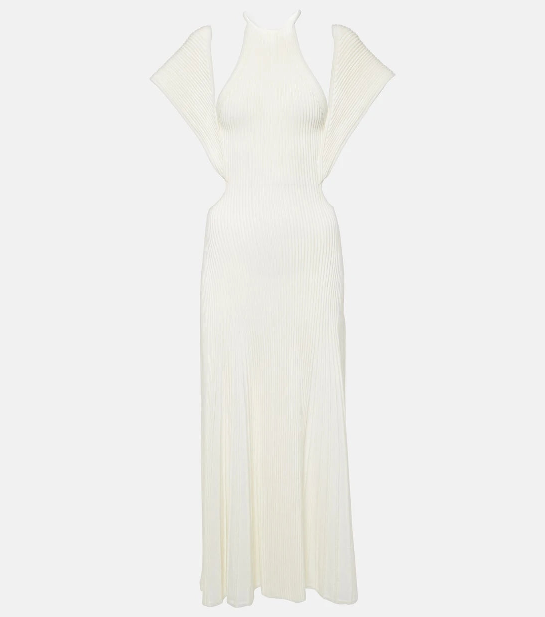 Chloé - Cutout wool maxi dress