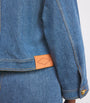 Adam Lippes Blue Cropped Nessy Denim Jacket