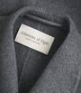 Johnstons Of Elgin Grey Cashmere Wrap Belt Long Coat