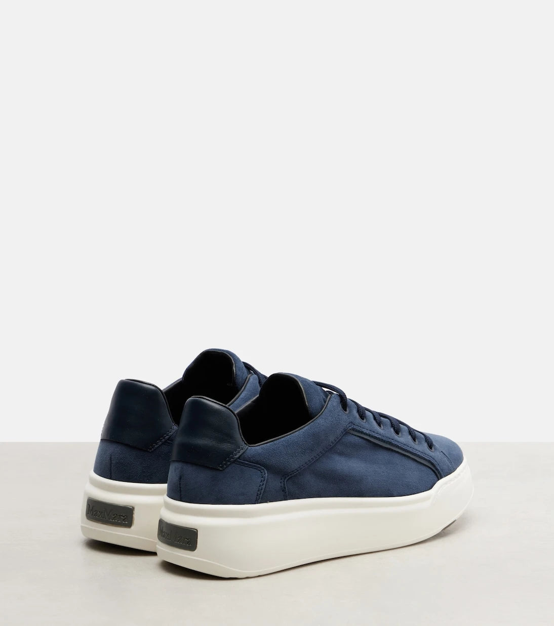 Max Mara - Suede platform sneakers