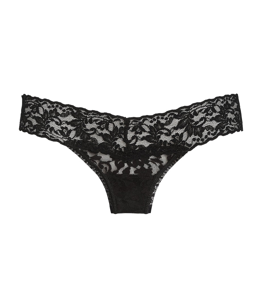 Low-Rise Thong (Pack of 3) BLAC