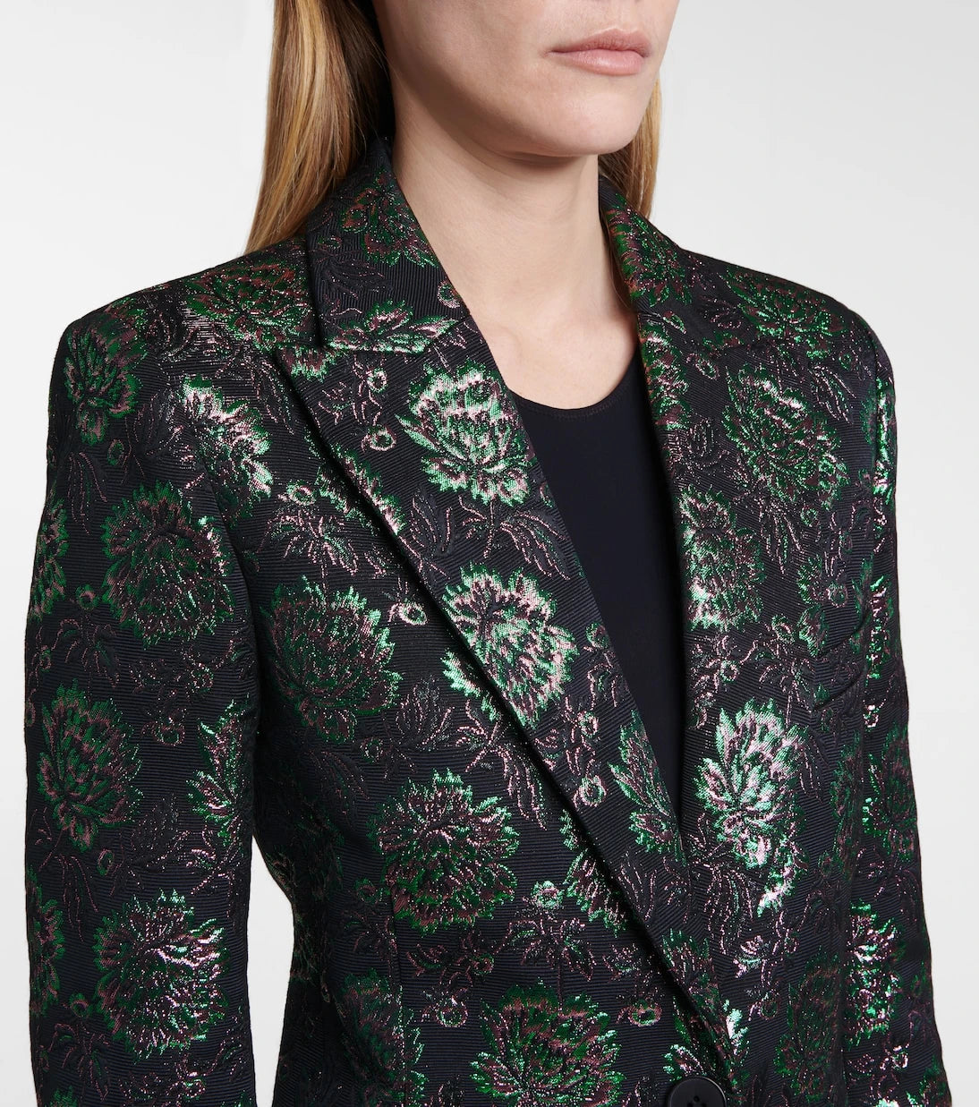 Rabanne - Floral brocade blazer