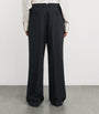 Virgin Wool Wide-Leg Trousers