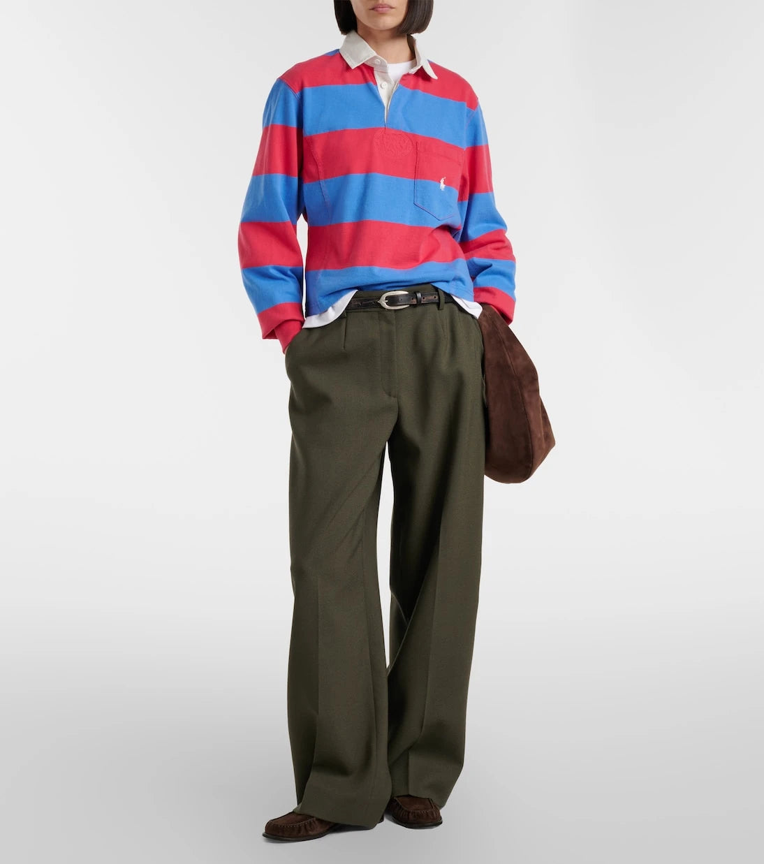 Polo Ralph Lauren - قميص بولو من القطن المخطط