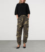 Camouflage Print Kaye Cargo Trousers