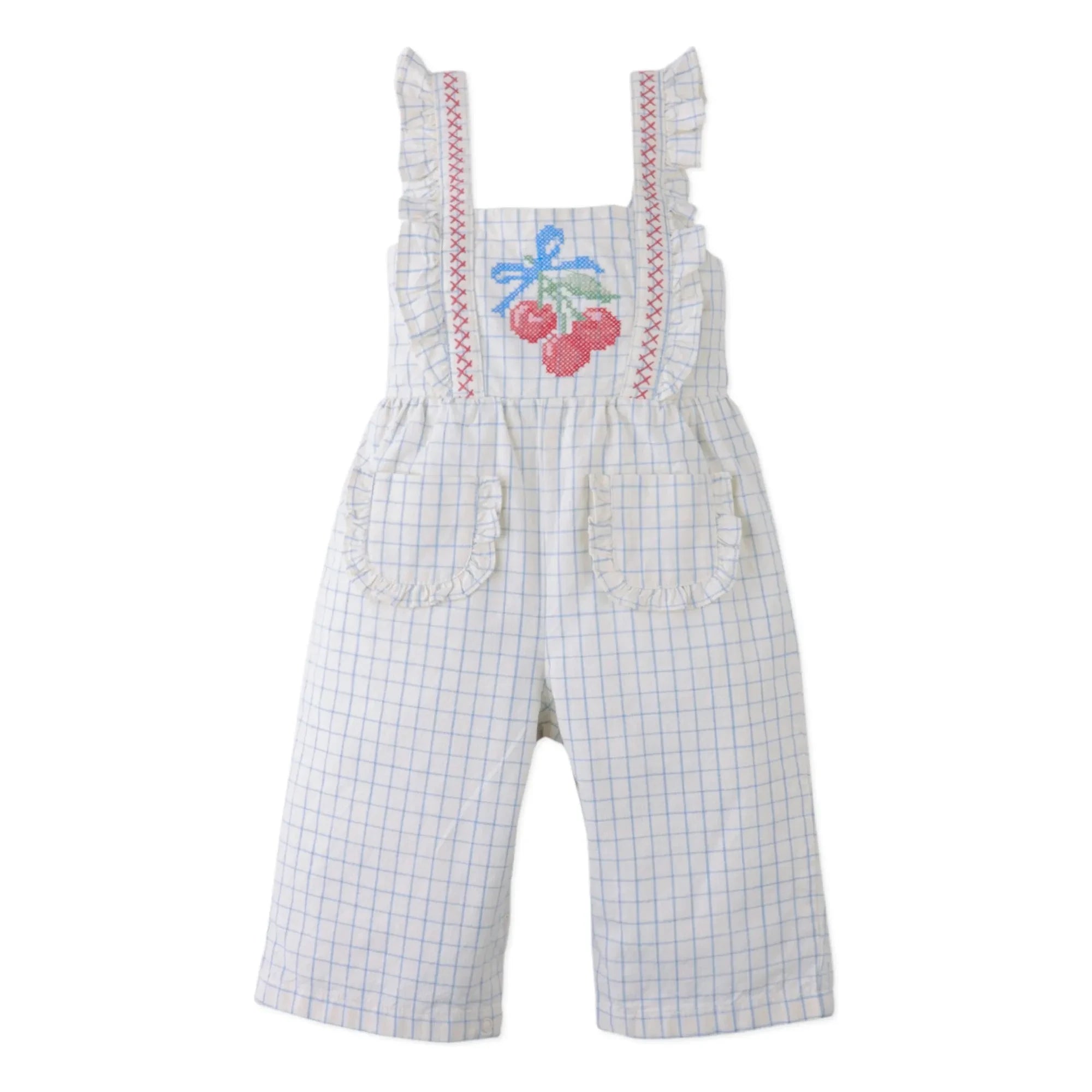 Gingersnaps - Poebe Ruffle Jumpsuit | Ecru