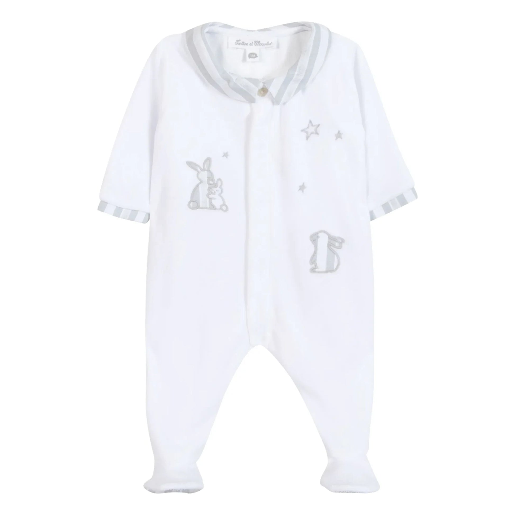 Tartine et Chocolat - Rabbit pyjamas | White
