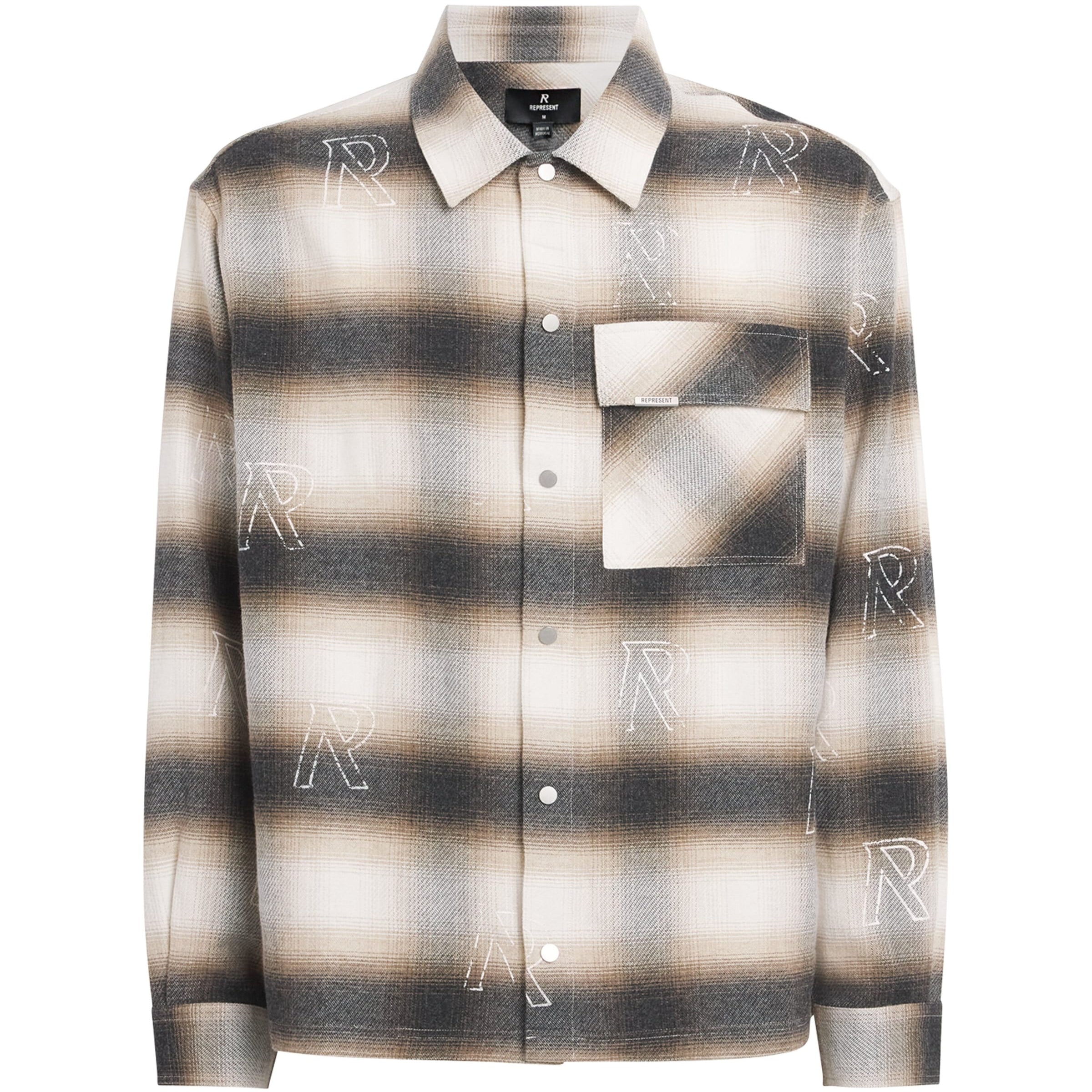 Cotton Initial Flannel Shirt