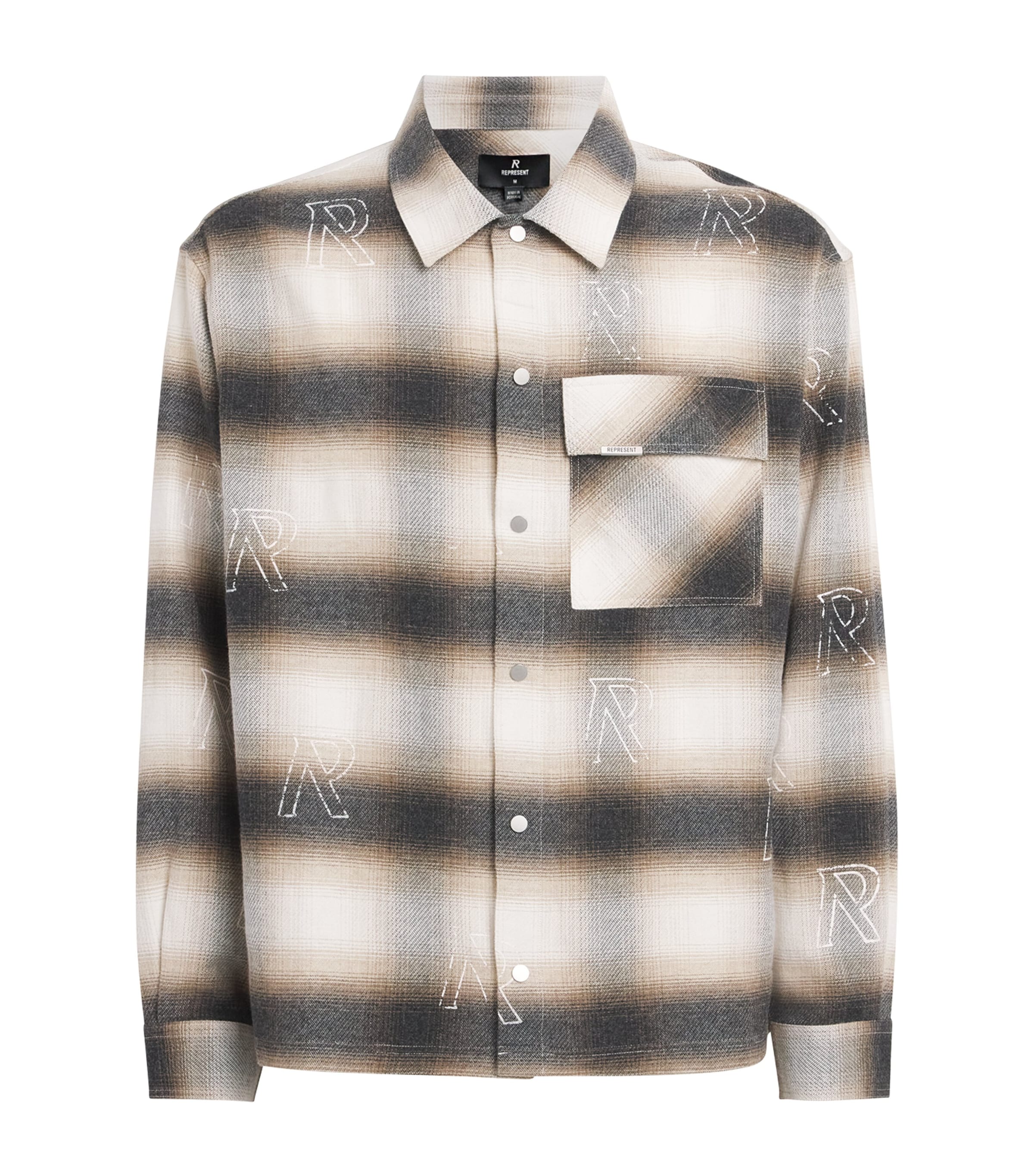 Cotton Initial Flannel Shirt