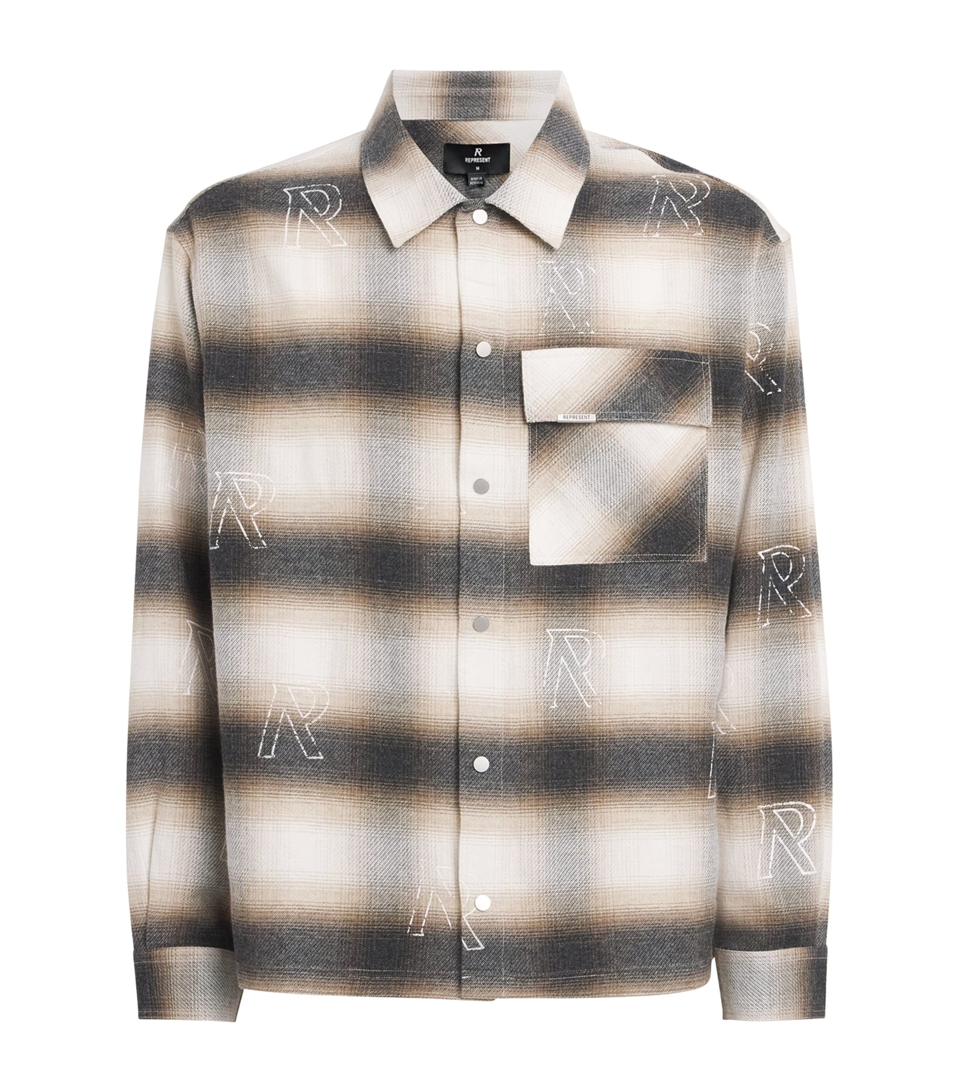 Cotton Initial Flannel Shirt